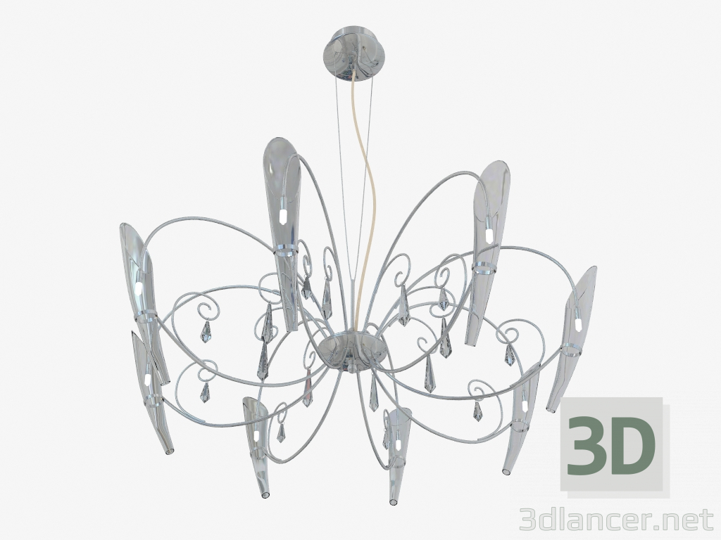 3d model Chandelier pendant Scarabeo (755084) - preview