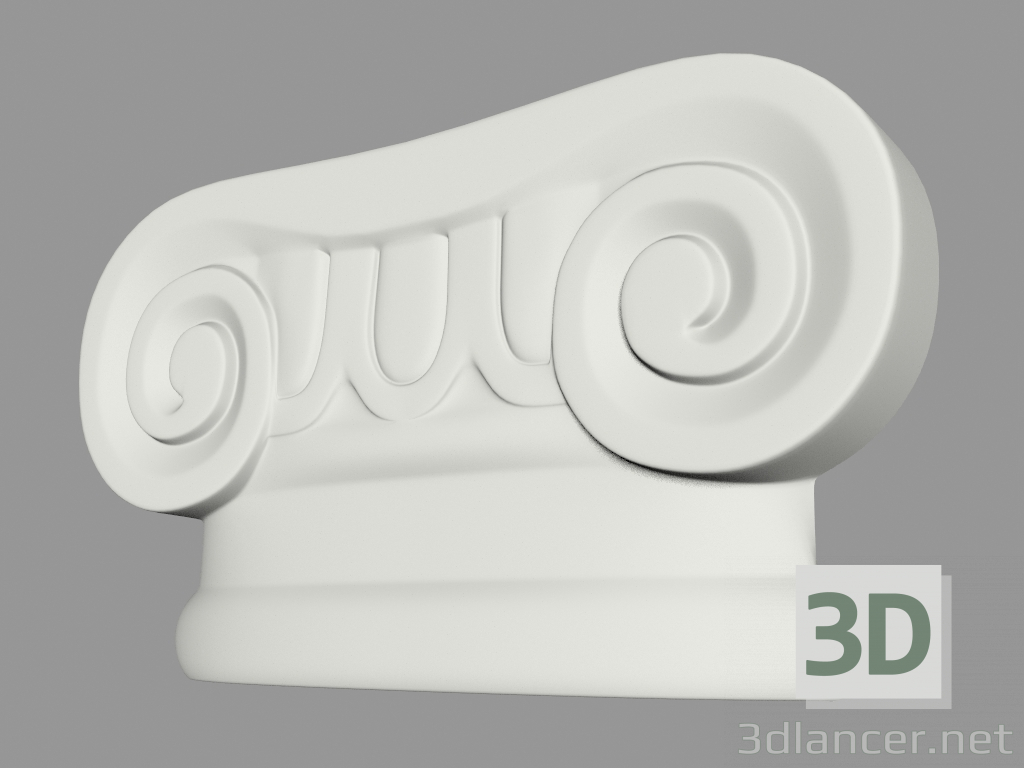 Modelo 3d Capital (Ш28) - preview