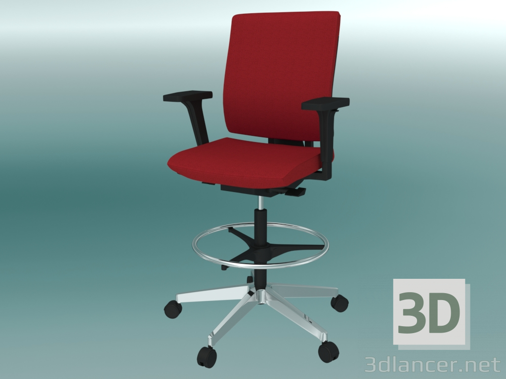 3D Modell Barhocker (30ST P58) - Vorschau