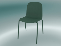 Silla Visu con base de tubo (verde)