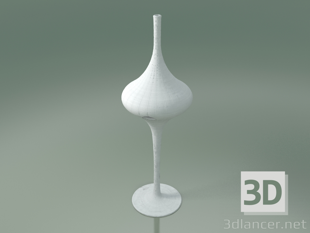 3d model Floor lamp (M, White Glossy) - preview