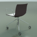 3d model Silla 0219 (4 ruedas, con reposabrazos, cromo, polipropileno bicolor) - vista previa