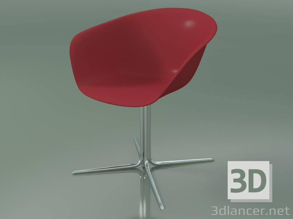 modèle 3D Chaise 4205 (4 pieds, pivotante, PP0003) - preview