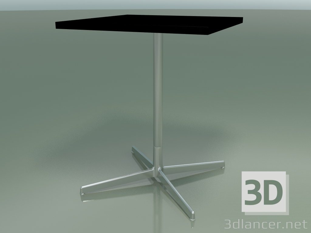 Modelo 3d Mesa quadrada 5508, 5528 (H 74 - 59x59 cm, preto, LU1) - preview