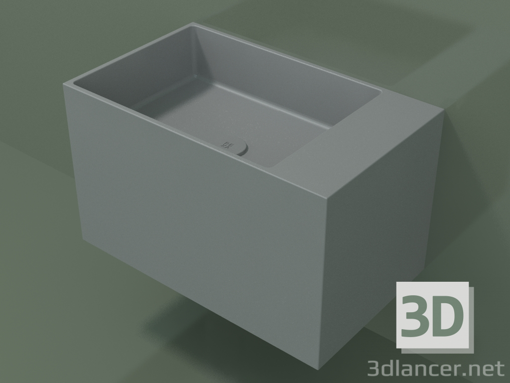 Modelo 3d Lavatório suspenso (02UN32102, cinza prateado C35, L 60, P 36, H 36 cm) - preview