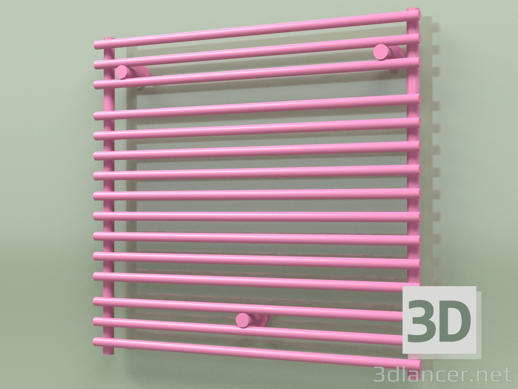 3d model Heated towel rail - Santorini (SAN 07 750 mm, RAL - 4003) - preview