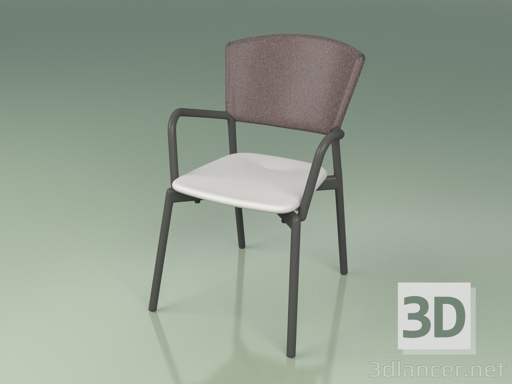 3D modeli Koltuk 021 (Metal Duman, Kahverengi, Poliüretan Reçine Gri) - önizleme