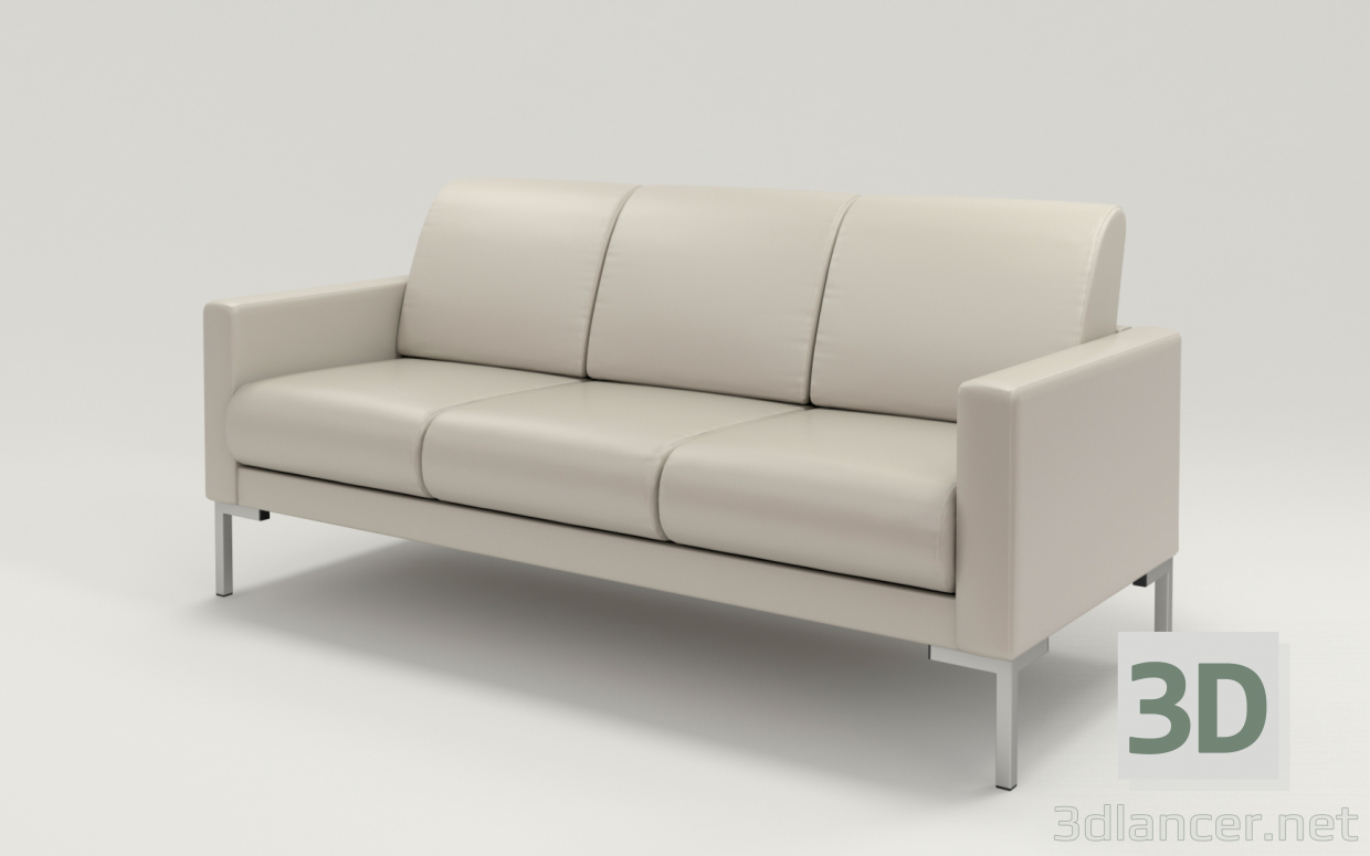 Sofá Oslo 3 3D modelo Compro - render