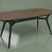 3d model Mesa de comedor Johann Nogal (1800x1000) - vista previa