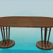 3d model The big table in the dining room - preview