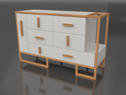 Chest of drawers BURGAN 1300x475x800 mm