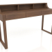 3D Modell Schreibtisch, Walnussfurnier, Ausführung F (148,6 x 45 x 90 cm) - Vorschau