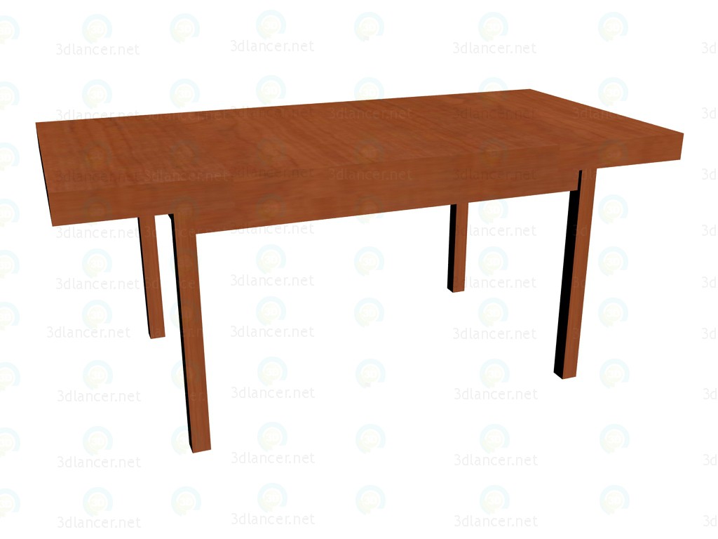 3d model Folding table (srednerazložennyj) - preview