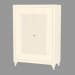 3d model Two-door wardrobe on the legs (with a picture) - preview