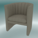 modèle 3D Fauteuil Mocassins (SC23, H 75cm, 65x70cm, Velours 13 Ivoire) - preview