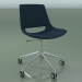 3d model Chair 1217 (5 wheels, swivel, fabric upholstery, CRO) - preview