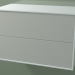 modello 3D Scatola doppia (8AUCCA01, Glacier White C01, HPL P02, L 72, P 36, H 48 cm) - anteprima