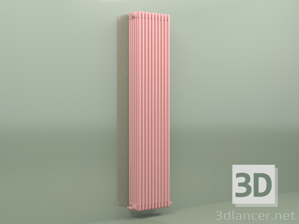 3d model Radiador TESI 6 (H 2200 10EL, Rosa - RAL 3015) - vista previa