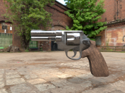 Revolver Low-Poly