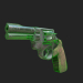 Revolver Low-Poly 3D-Modell kaufen - Rendern