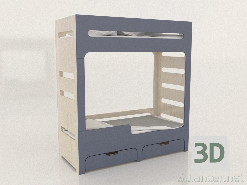 modello 3D Letto a castello MODE HL (UIDHL0) - anteprima