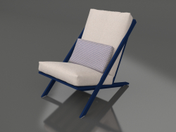 Club chair for relaxation (Night blue)