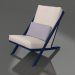 3d model Sillón club para relajarse (Azul noche) - vista previa