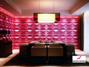 Gypsum 3D panels for walls.