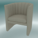 3d model Sillón holgazán (SC23, H 75cm, 65x70cm, Velvet 14 Pearl) - vista previa