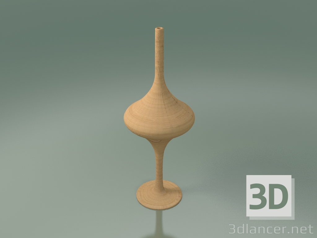 3d model Lámpara de pie (S, natural) - vista previa