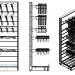 modello 3D di costruzione di scaffali comprare - rendering