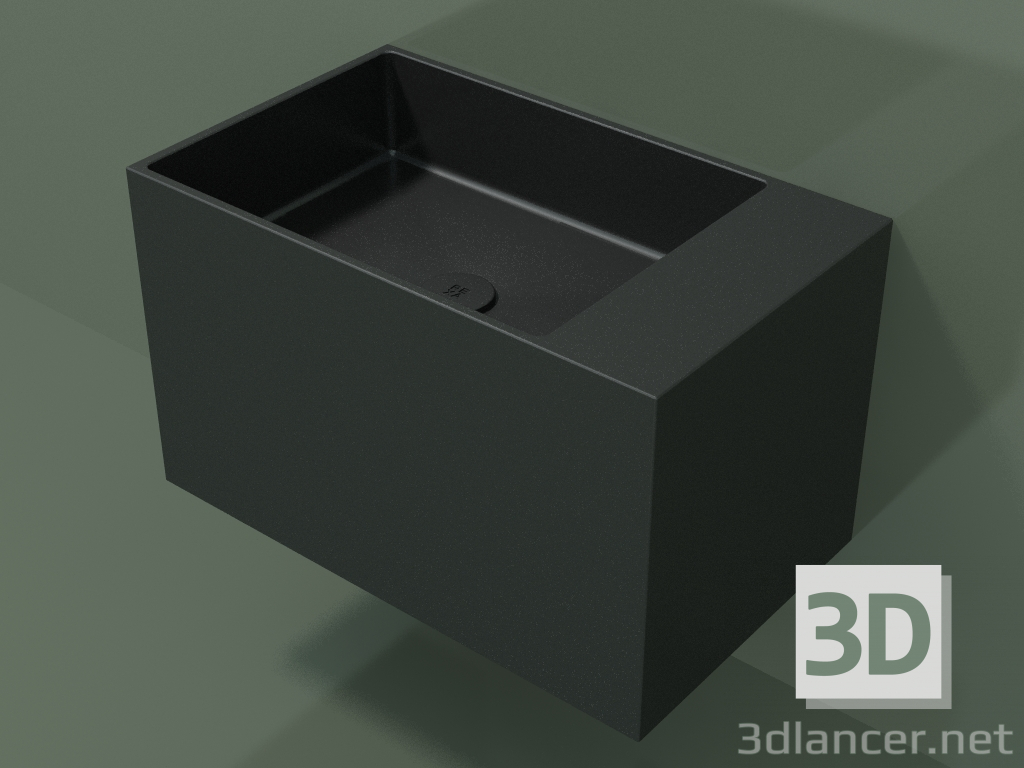 3d model Lavabo de pared (02UN32102, Deep Nocturne C38, L 60, P 36, H 36 cm) - vista previa