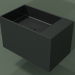 modèle 3D Lavabo suspendu (02UN32102, Deep Nocturne C38, L 60, P 36, H 36 cm) - preview