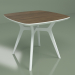 3d model Mesa de comedor Lars Nogal (blanco, 900x900) - vista previa