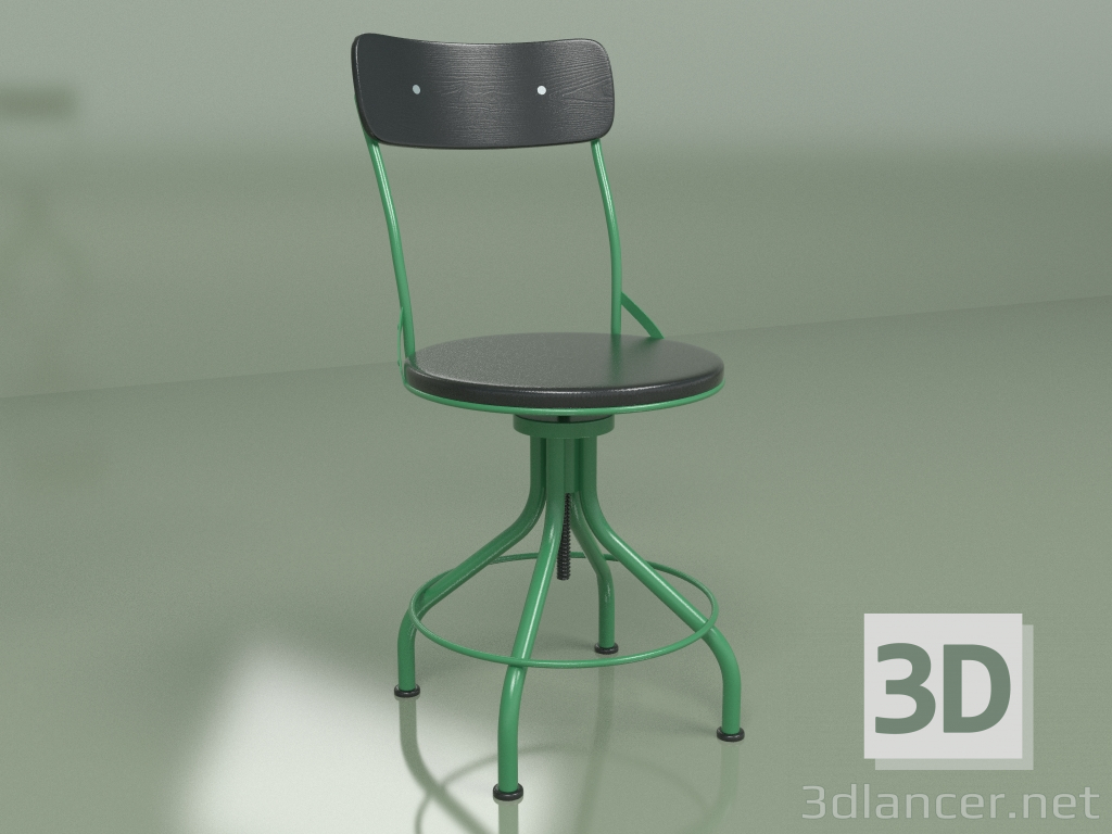 Modelo 3d Banco de bar Vintner (verde mate) - preview