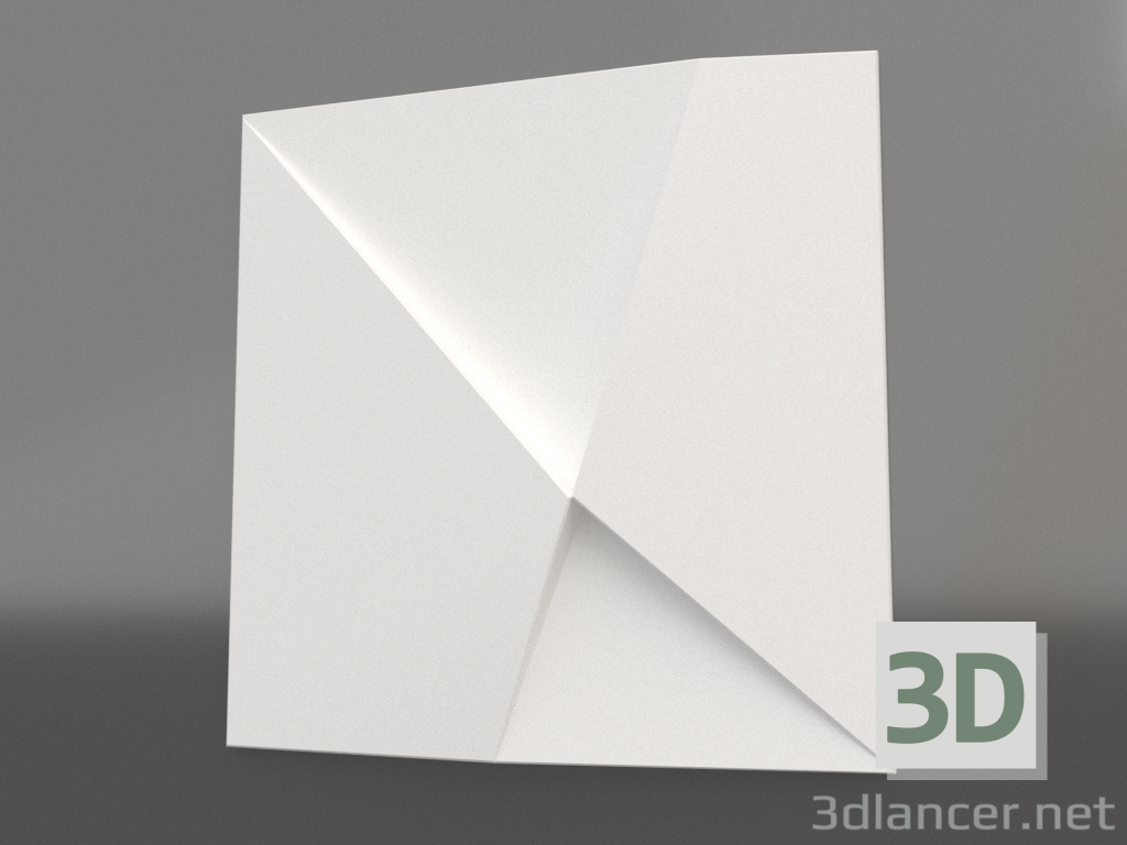 3d model 3d panel D-01 - preview