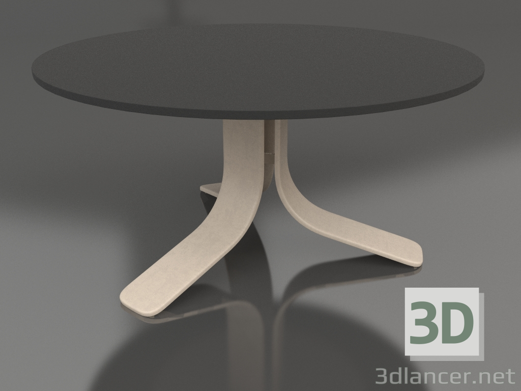 3d модель Стіл кавовий Ø80 (Sand, DEKTON Domoos) – превью