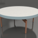 Modelo 3d Mesa de centro redonda Ø90x36 (cinza azul, DEKTON Sirocco) - preview