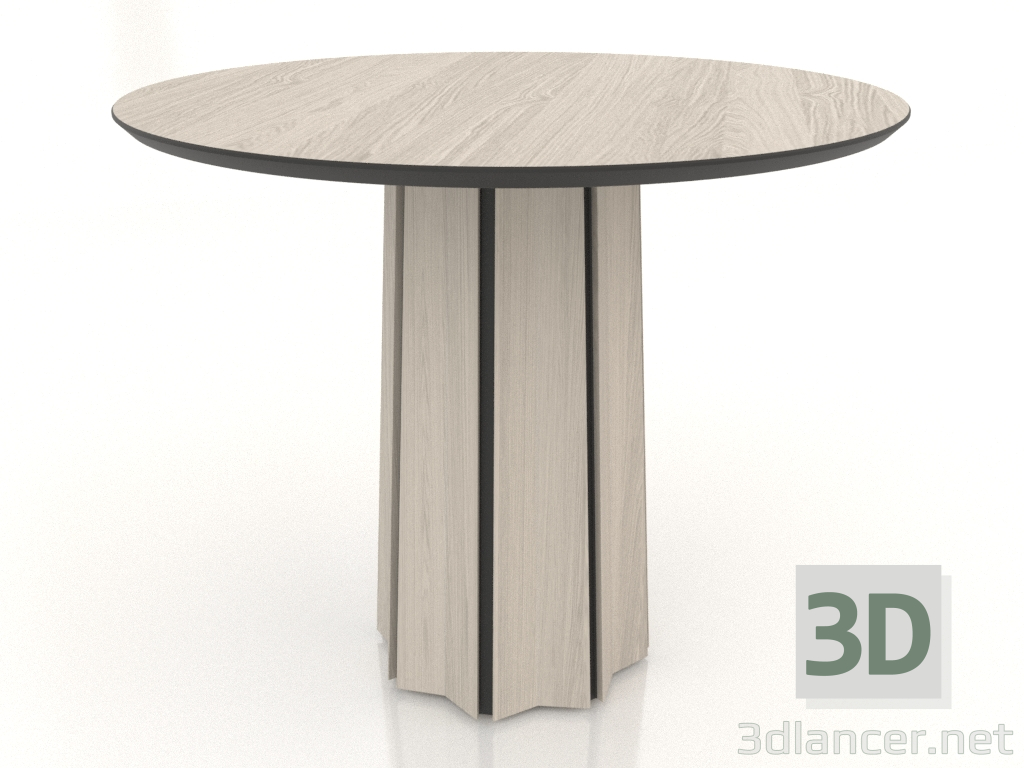 Modelo 3d Mesa de jantar Ø 900 mm (branco RAL 9010) - preview