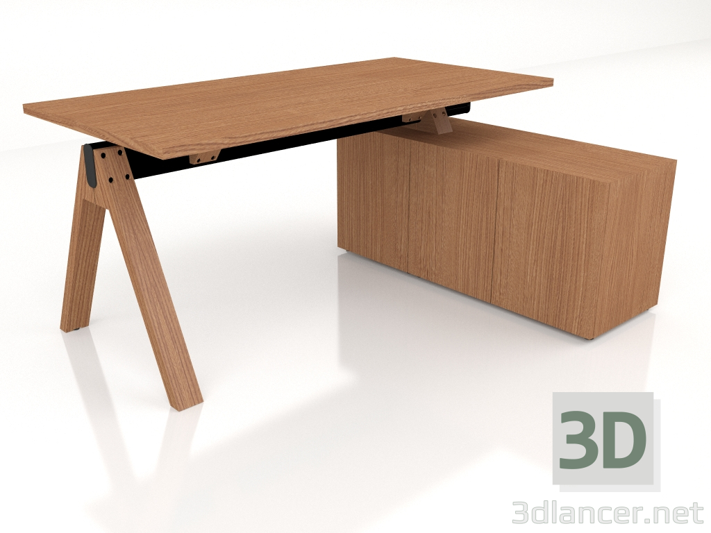 3D Modell Arbeitstisch Viga V163P (1600x1300) - Vorschau