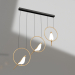 3d model Pendant Arsi black, gold (08446-3A,33) - preview