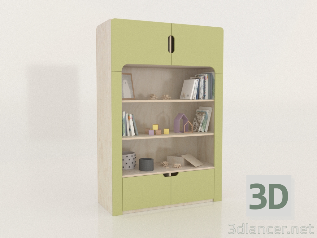 3D Modell Bücherregal MODE J (KDDJAA) - Vorschau