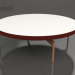 3d model Round coffee table Ø120 (Wine red, DEKTON Zenith) - preview