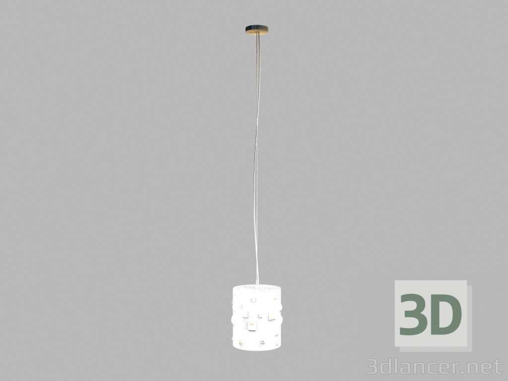 modello 3D Lampada a sospensione Pioggia MD1102601-1A Bianco - anteprima