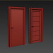 3d model 3d colección de puertas para interiores. Puertas de madera - vista previa