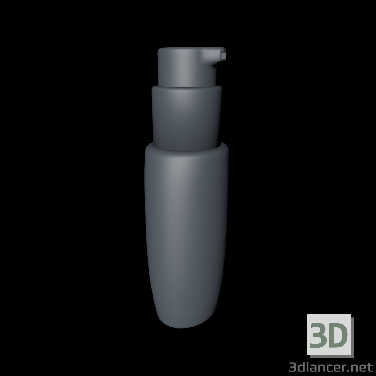 Modelo 3d Creme facial - preview