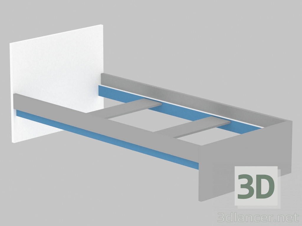 3D Modell Bett (TYP LASZ01) - Vorschau