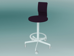 Stool with backrest LAB (S71)