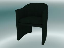 Silla de comedor, mocasín de oficina (SC24, H 79cm, 57х59cm, Velvet 1 Forest)