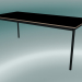 Modelo 3d Mesa retangular Base 190x85 cm (Preto, Contraplacado, Preto) - preview